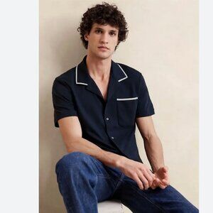 Banana Republic Luxury-Touch Resort Shirt Polo - NEW
